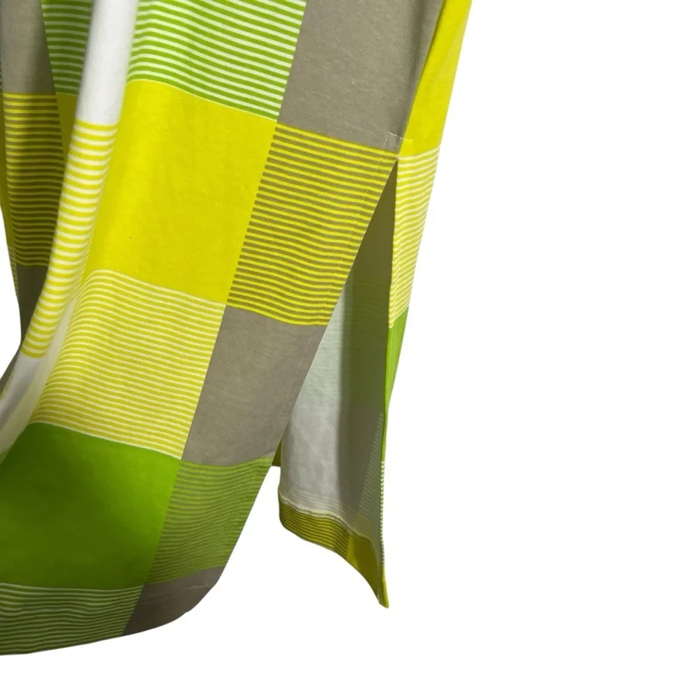 SKFK‎ Iris Neon Checkered Maxi Shirt Dress